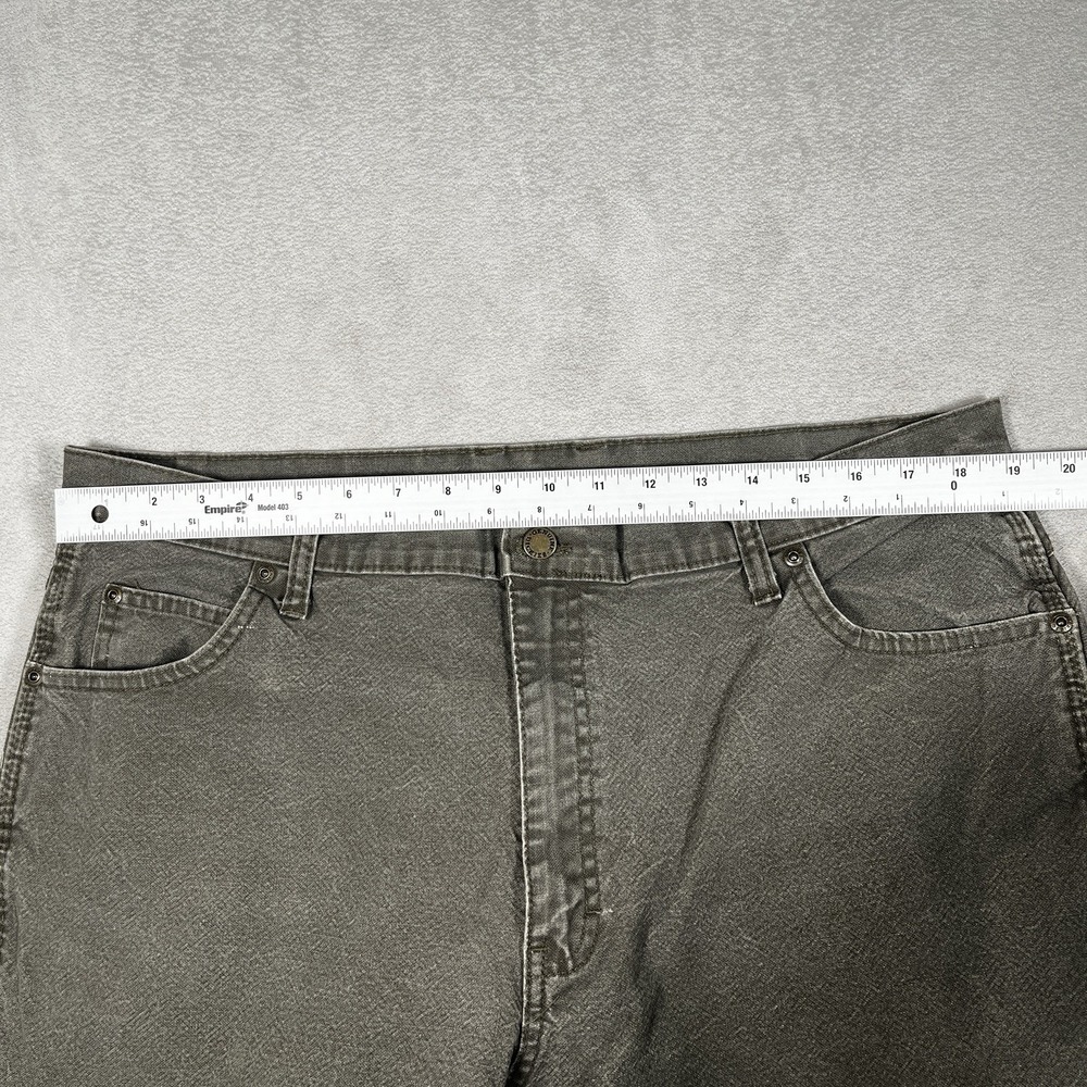 Dickies Carpenter Jeans Men's 38x31 Green Tough Denim Cotton Workwear - Picture 8 of 8